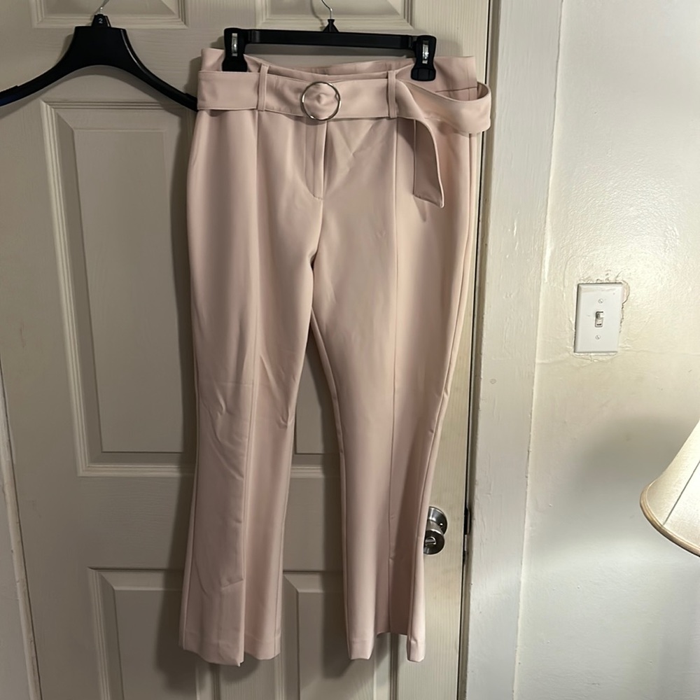 Adrianna Papell Light Pink Dress Pants 10